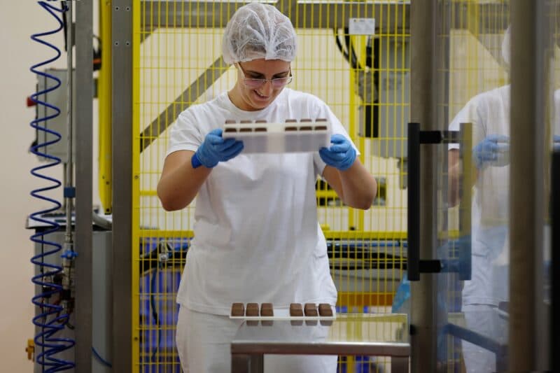 La fabbrica del cioccolato che non teme la crisi
