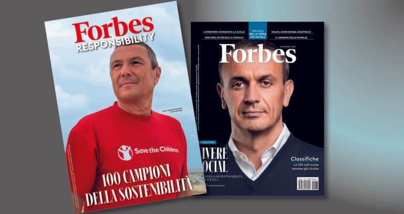 In edicola il nuovo numero di Forbes con i 100 campioni della sostenibilità