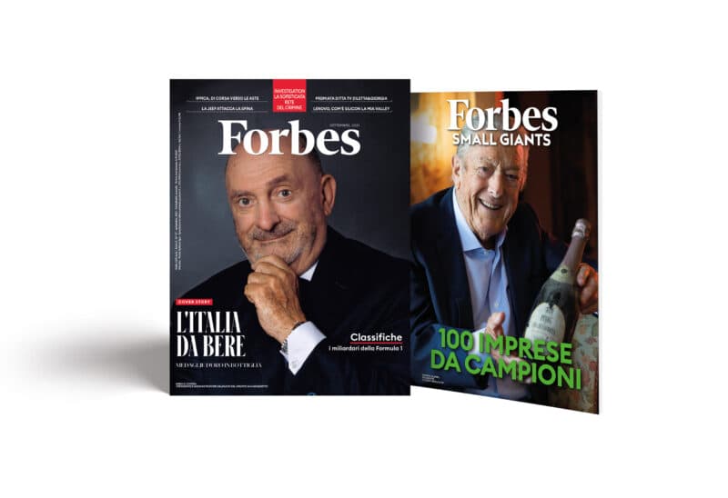Forbes di settembre è in edicola con l'Italia da bere e i 100 piccoli giganti del made in Italy
