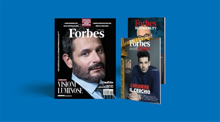 Forbes di dicembre in edicola con gli allegati Small Giants e Responsibility