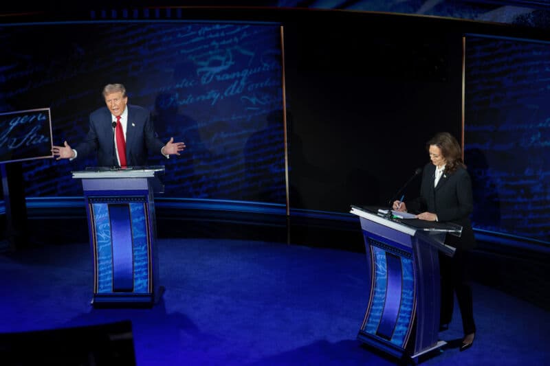 Trump Media crolla in Borsa dopo il dibattito con Kamala Harris