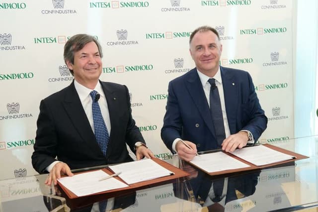 Intesa Sanpaolo e Confindustria siglano un accordo da 200 miliardi per le imprese