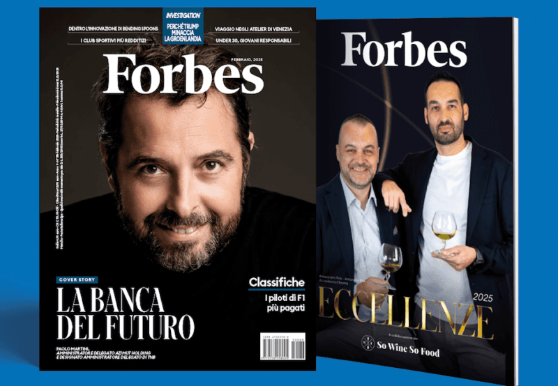 Forbes di febbraio in edicola con l'allegato delle 100 Eccellenze
