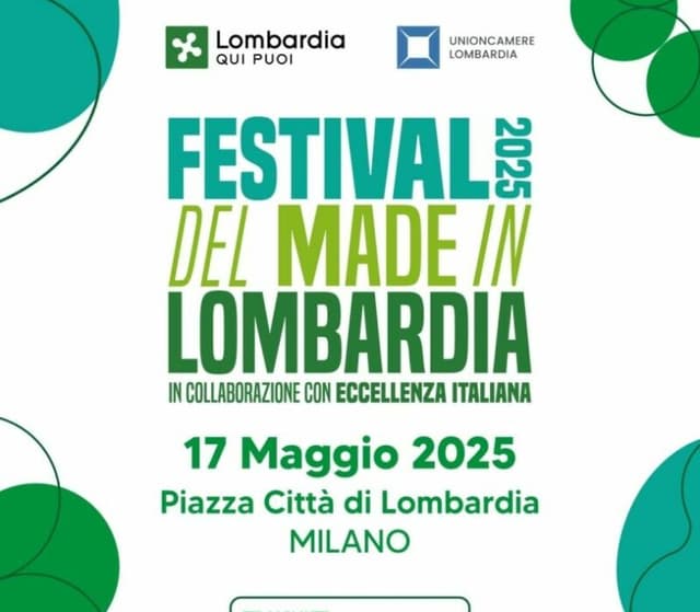 Al via la seconda edizione del Festival del made in Lombardia: protagonisti i giovani artigiani locali